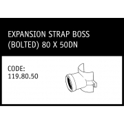 Marley Solvent Joint Expansion Strap Boss (Bolted) 80 x 50DN - 119.80.50